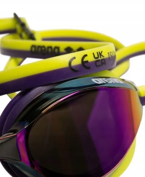 Okulary pływackie do pływania unisex dla dorosłych Python Mirror Arena