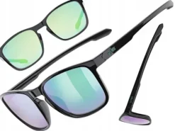 Okulary rowerowe UVEX LGL 52 black (mirror green) S3