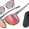 Okulary rowerowe Uvex LGL 52 smoke transparent SZYBA mirror red + ETUI