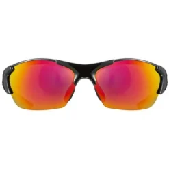 Okulary Uvex Blaze III Black Mat Red