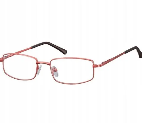 Okulary zerówki Oprawki KOREKCYJNE Optyczne SUNOPTIC Męskie/Damskie RED
