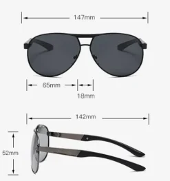 Okulary z polaryzacją POLARSKY Aviator UV400