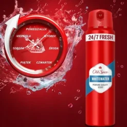Old Spice Whitewater Dezodorant męski w sprayu, 6 x 150ml, 24h świeżości