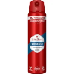 Old Spice Whitewater Dezodorant męski w sprayu, 6 x 150ml, 24h świeżości