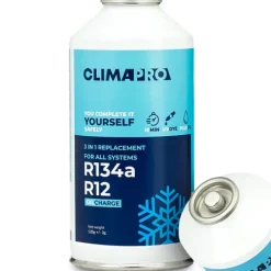 OLEJ + CZYNNIK CHŁODNICZY KLIMATYZACJI DO AUT Z R134a CLIMAPRO OILCHARGE
