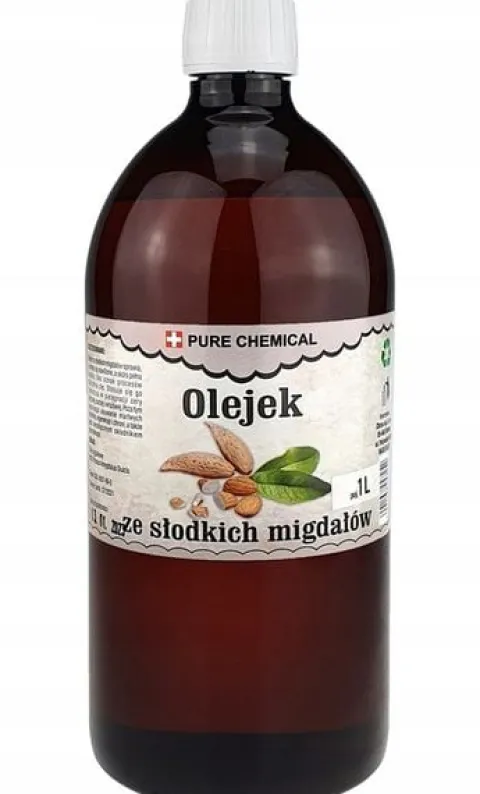 OLEJ MIGDAŁOWY ZE SŁODKICH MIGDAŁÓW 1 litr