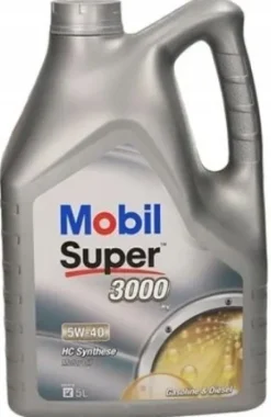 OLEJ MOBIL SUPER 3000 X1 5W40 5W-40 5L + GRATIS
