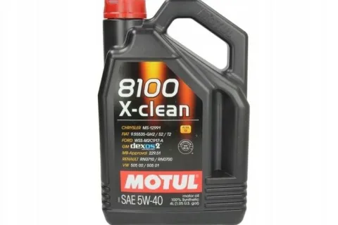 OLEJ MOTUL 8100 X-CLEAN 5W40 C3 4L