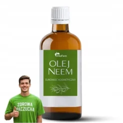 Olej Neem nierafinowany skuteczny ochrona roślin naturalny eko ogród 1L