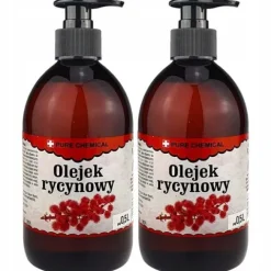 OLEJ RYCYNOWY NIERAFINOWANY TŁOCZONY NA ZIMNO NATURALNY + DOZOWNIK 2x 0,5L