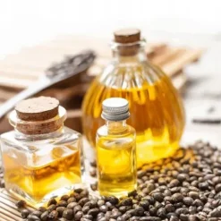 Olej rycynowy nierafinowany naturalny na włosy Indie butelka pompka 500ml
