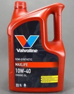 OLEJ SILNIKOWY PÓŁSYNTETYCZNY VALVOLINE MAXLIFE 10W40 5L