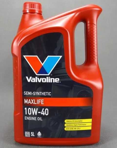 OLEJ SILNIKOWY PÓŁSYNTETYCZNY VALVOLINE MAXLIFE 10W40 5L