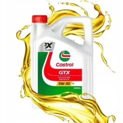 Olej 5W30 Castrol GTX 5L Syntetyczny 5W-30 silnik Turbo Diesel Benzyna LPG