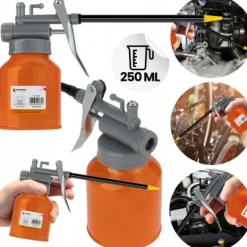 Oliwiarka VERGIONIC 250 ml – metalowa. z elastycznym wężykiem
