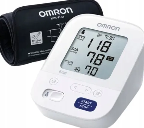 OMRON M3 COMFORT ciśnieniomierz naramienny + zasilacz 1 sztuka