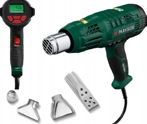 Opalarka dmuchawa Parkside PHLGD 2000W LCD ZESTAW