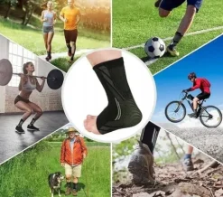 OPASKA KOMPRESYJNA ORTEZA STABILIZATOR STAWU SKOKOWEGO STOPY KOSTKI FITNESS
