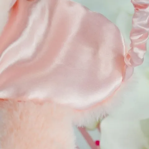 Opaska na oczy do spania królik - pink