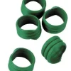 Opaska spiralna dla drobiu, 16 mm, zielona, 20 szt., Kerbl