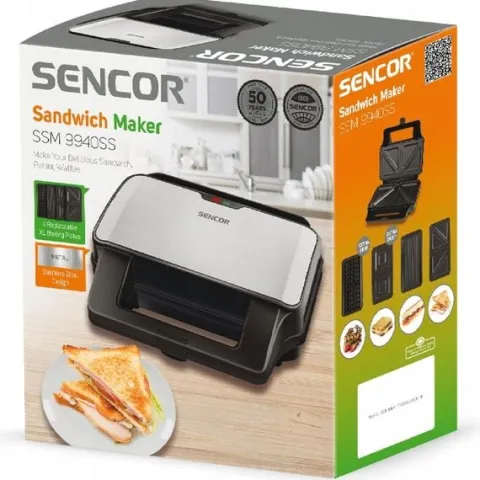 Opiekacz do Kanapek SSM 9940SS 4w1 COOL TOUCH 700W