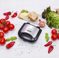 Opiekacz do KANAPEK TOSTÓW Toster Sandwich na 2 kanapki Powłoka NON-STICK