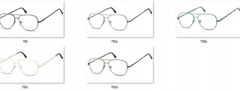 OPRAWKI Pilotki Aviator Korekcyjne Zerówki Okulary