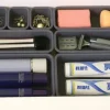 Organizer modułowy modularny do szuflady wkłady zestaw 8szt grafitowy