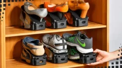 Organizer na buty obuwie uchwyt półka do szafy garderoby uchwyt stojak