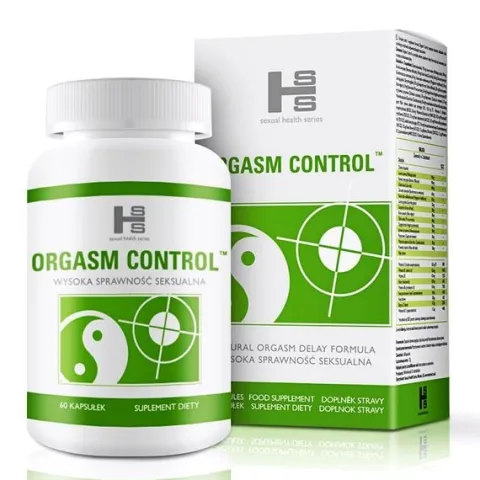 ORGASM CONTROL DŁUŻSZY SEX OPÓŹNIA ORGAZM ZWIĘKSZ KONTROLE 60 KAPSUŁEK