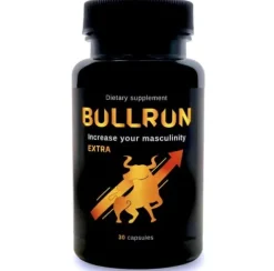 ORYG BULLRUN EXTRA SUPLEMENT MĘŻCZYZN WSPOMAGA WYTRYSK POTENCJE EREKCJE 30T