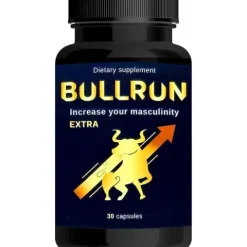 ORYG BULLRUN EXTRA SUPLEMENT MĘŻCZYZN WSPOMAGA WYTRYSK POTENCJE EREKCJE 30T
