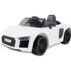 ORYGINALNE AUDI R8 SPYDER W NAJLEPSZEJ WERSJI, MIĘKKIE SIEDZENIE, PILOT 2.4 GHZ/ 2198