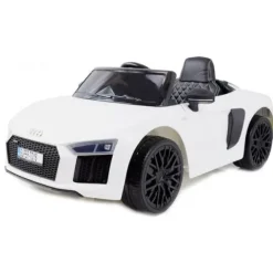ORYGINALNE AUDI R8 SPYDER W NAJLEPSZEJ WERSJI, MIĘKKIE SIEDZENIE, PILOT 2.4 GHZ/ 2198