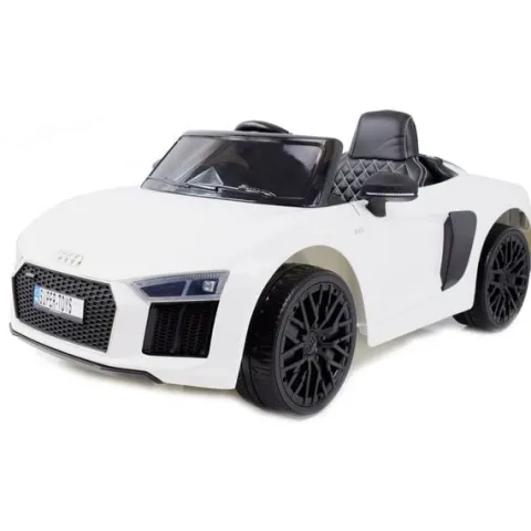 ORYGINALNE AUDI R8 SPYDER W NAJLEPSZEJ WERSJI, MIĘKKIE SIEDZENIE, PILOT 2.4 GHZ/ 2198