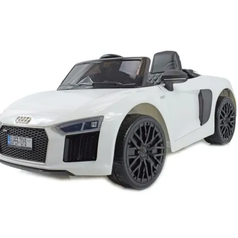ORYGINALNE AUDI R8 SPYDER W NAJLEPSZEJ WERSJI, MIĘKKIE SIEDZENIE, PILOT 2.4 GHZ/ 2198