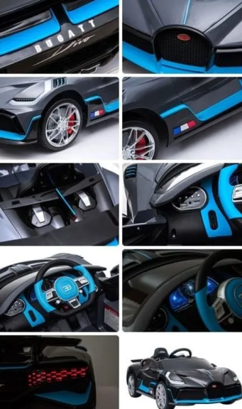 ORYGINALNE BUGATTI DIVO PEŁNA OPCJA, MIĘKKIE KOŁA, MIĘKKIE SIEDZENIE/HL338