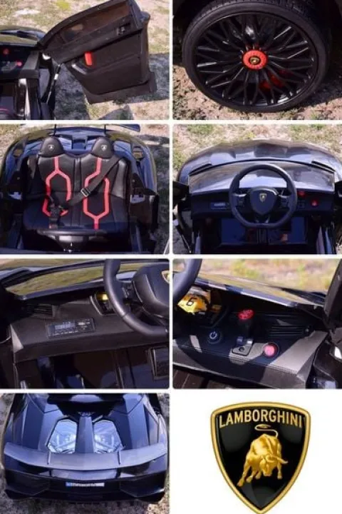 ORYGINALNE LAMBORGHINI AVENTADOR PEŁNA OPCJA, MIĘKKIE KOŁA, MIĘKKIE SIEDZENIE/BDM0913