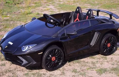 ORYGINALNE LAMBORGHINI AVENTADOR PEŁNA OPCJA, MIĘKKIE KOŁA, MIĘKKIE SIEDZENIE/BDM0913
