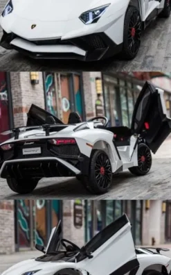 ORYGINALNE LAMBORGHINI AVENTADOR PEŁNA OPCJA, MIĘKKIE KOŁA, MIĘKKIE SIEDZENIE/BDM0913