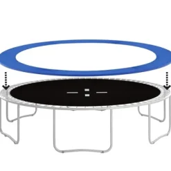 Osłona sprężyn do trampoliny 13FT 396/400/407cm niebieska