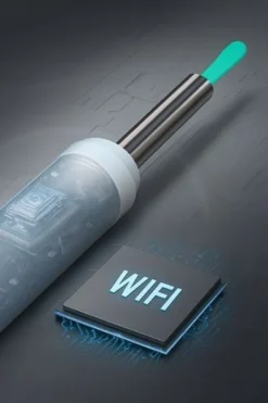 OTOSKOP SMART KAMERA DO CZYSZCZENIE USZU WOSK WIFI APLIKACJA ENDOSKOP