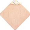 Otulacz dla niemowląt do fotelika, nosidełka, 77x77cm dwustronny kocyk z kapturem