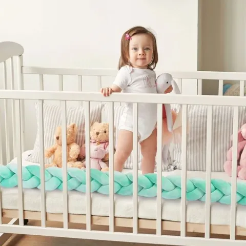 Otulacz do łóżeczka Ricokids 3m - miętowy