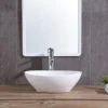 OWALNA UMYWALKA NABLATOWA CERAMICZNA STAWIANA BIAŁA OWAL REBIKO