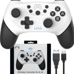 PAD do NINTENDO SWITCH PC BEZPRZEWODOWY Joystick Kontroler + KABEL USB