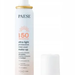 Paese Ultralekka Mgiełka Do Twarzy Na Makijaż Ochrona z Filtrem SPF 50 75ml