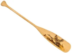 Pagaj John Paddle Beavertail Ozdoba Wypalany 110 cm - Flying Duck 110 cm