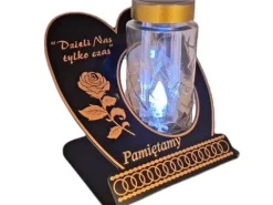 PAMIĘTAMY SOLAR SOLARNY ZNICZ LAMPION NA GRÓB SKOS DZIELI ZŁOTO