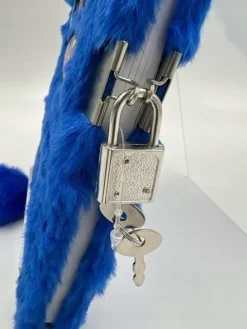 PAMIĘTNIK PLUSZOWY STICH Paso Lilo i Stitch Disney niebieski z kłódką